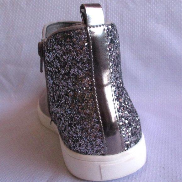 SO NOAH PEWTER SNEAKERS BIG GIRLS SIZE 5  - WOMENS 7 - Picture 12 of 15